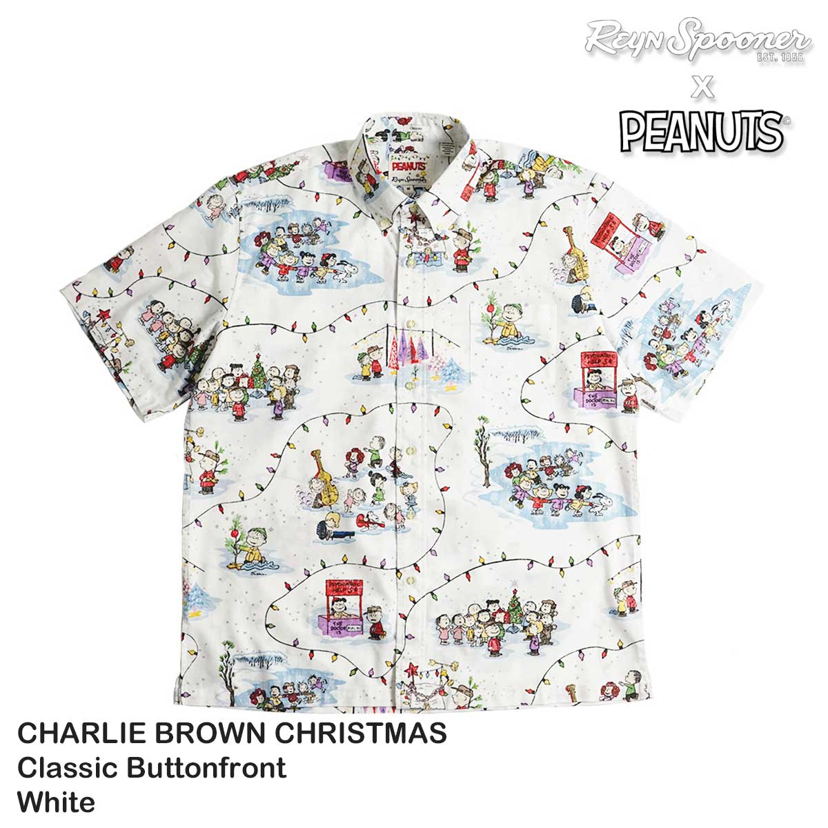 レインスプーナー × ピーナッツ REYN SPOONER X PEANUTS 半袖 アロハ 