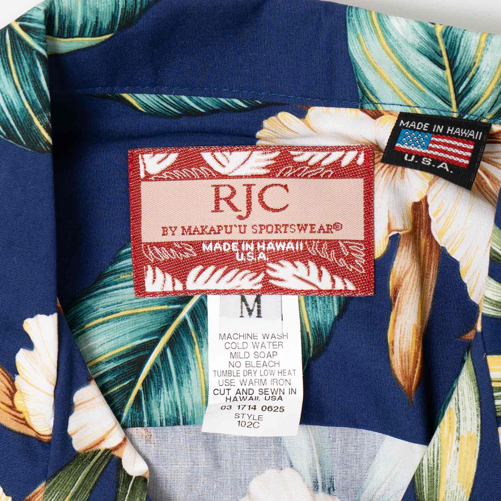 ROBERT J. CLANCEY ロバートJクランシー RJC 半袖 アロハシャツ #102C 