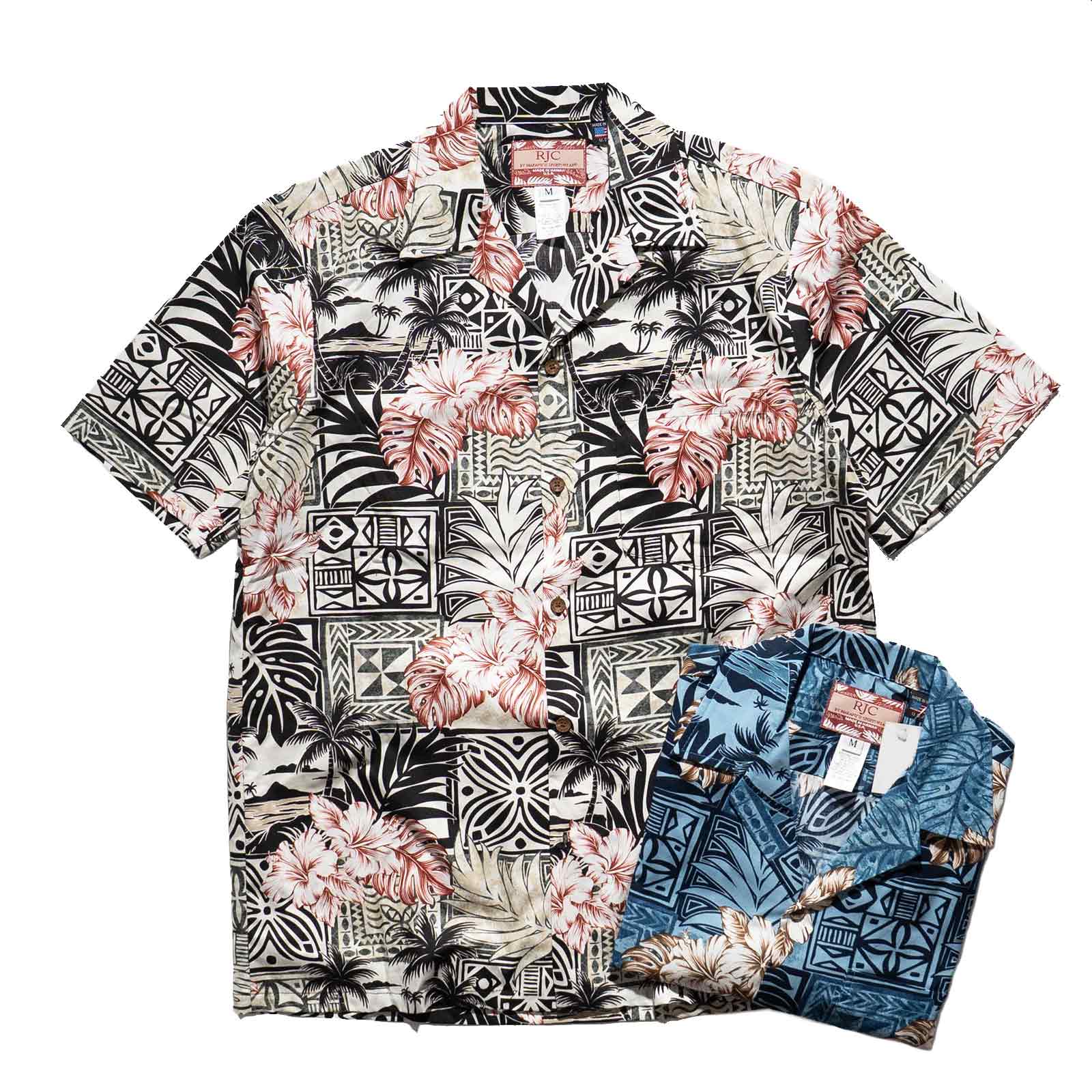 ROBERT J. CLANCEY ロバートJクランシー RJC 半袖 アロハシャツ #102C