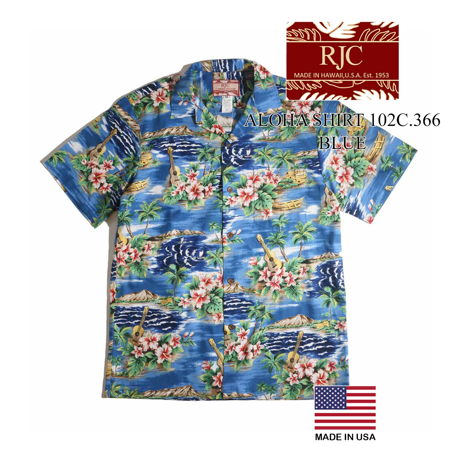 ROBERT J. CLANCEY ロバートJクランシー RJC 半袖 アロハシャツ