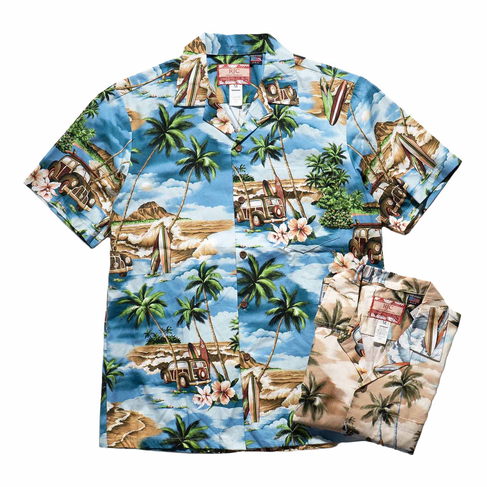 ROBERT J. CLANCEY ロバートJクランシー RJC 半袖 アロハシャツ #102C