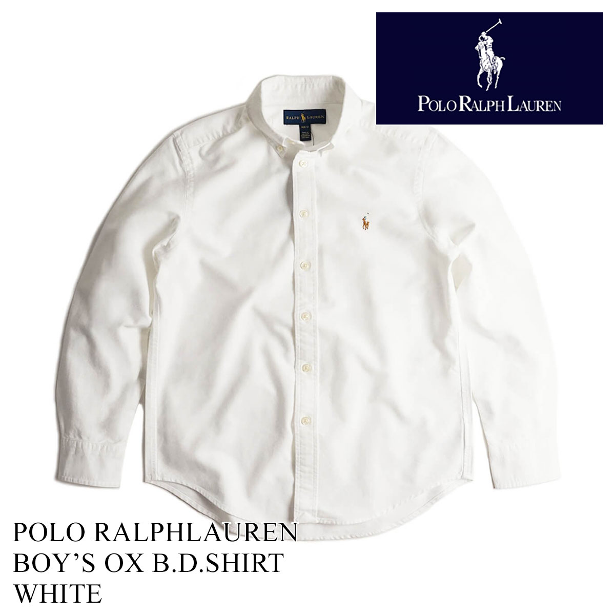 ポロ ラルフローレン POLO RALPHLAUREN ボーイズ オックスフォード シャツ 米国流通モデル L/S BOYS OXFORD SHIRT  長袖 ボタンダウン