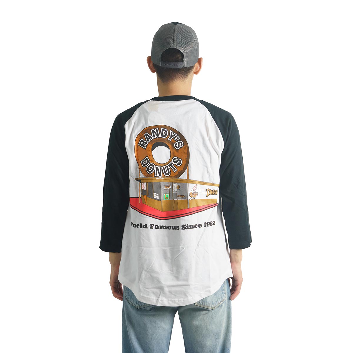 ランディーズドーナッツ Randy's Donuts ベースボール Tシャツ