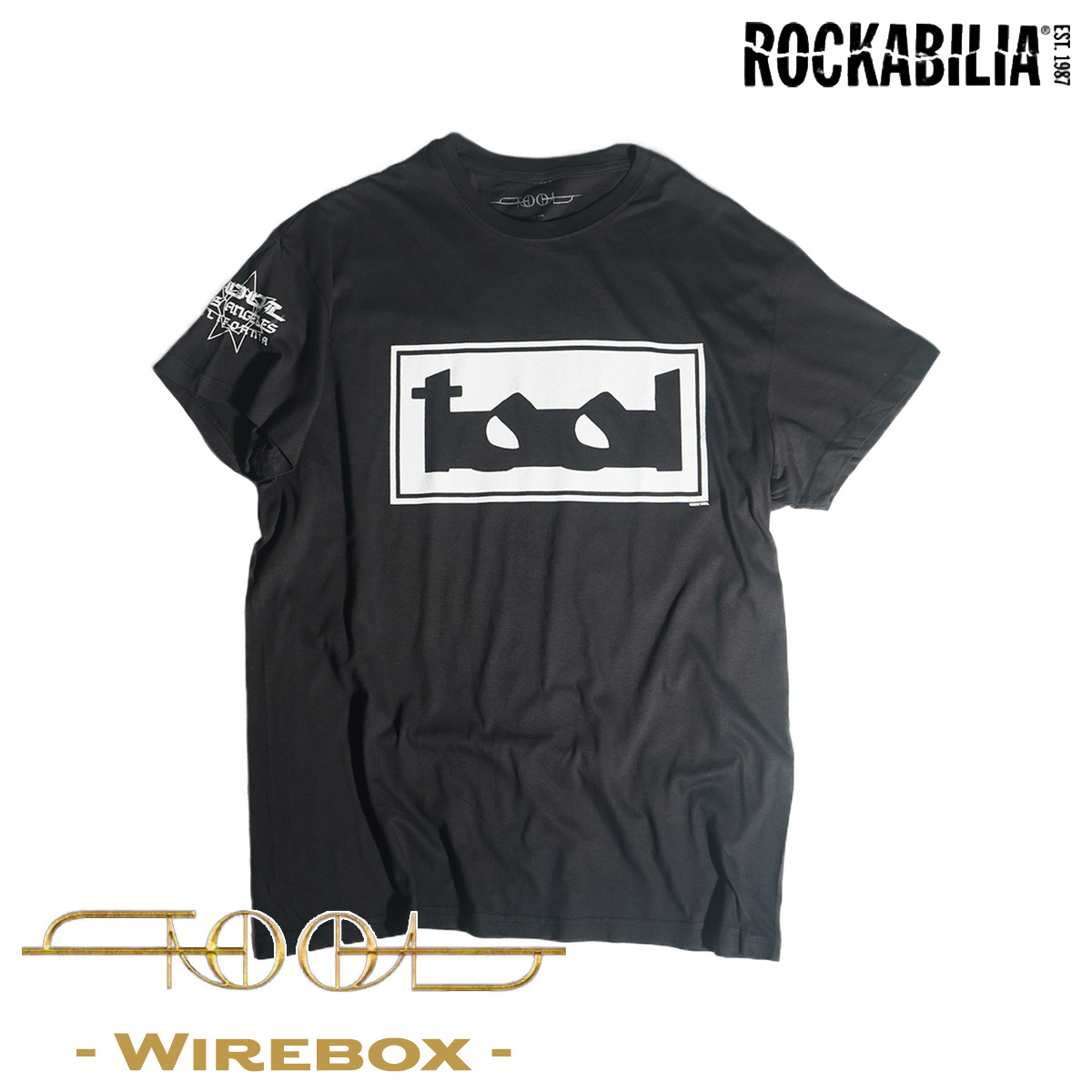 ロッカビリア ROCKABILIA バンドTシャツ トゥール ワイヤーボックス ｜ メンズ S-XX...