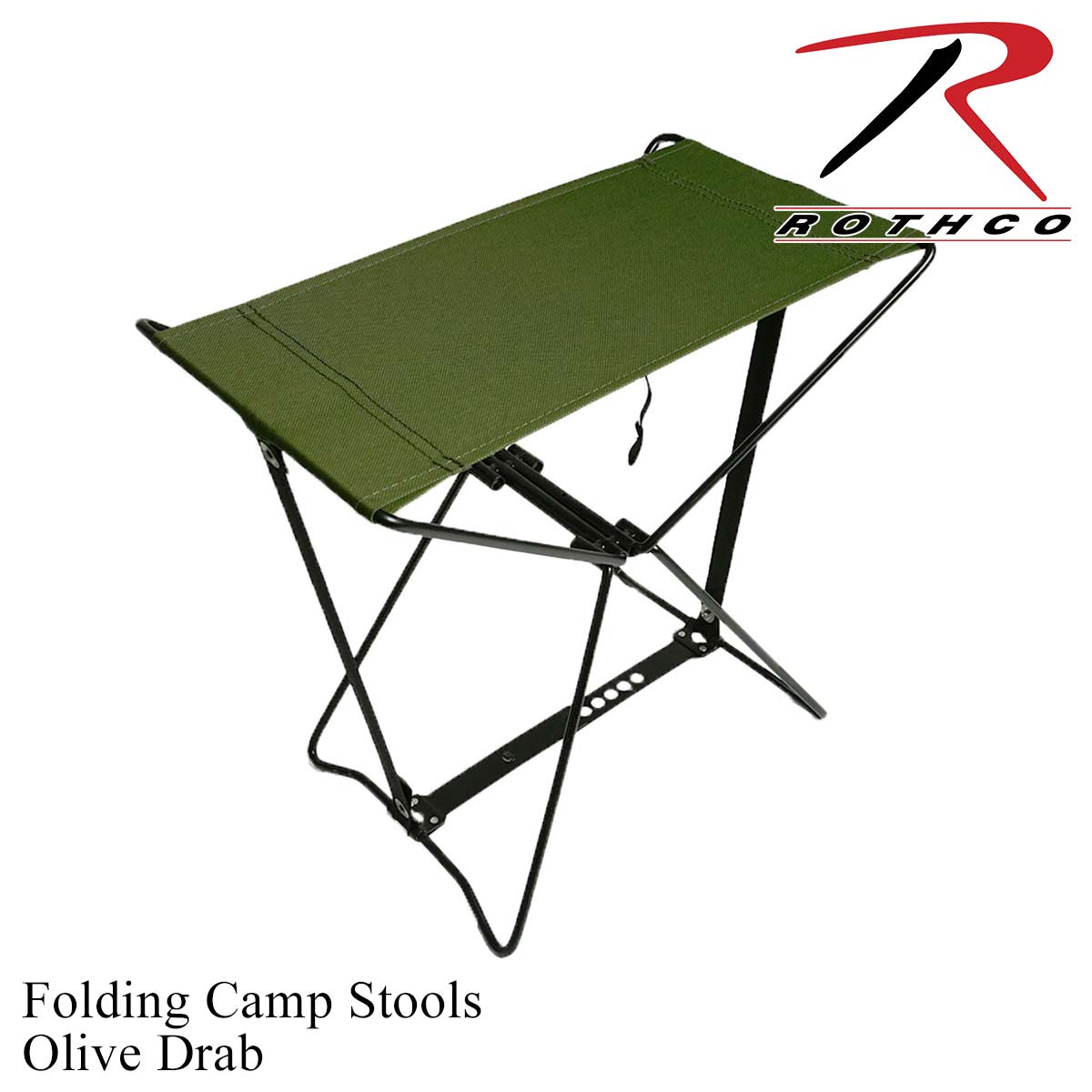 2021人気特価 ロスコ Rothco フォールディング キャンプ スツール 折り畳み 椅子 サイドテーブル