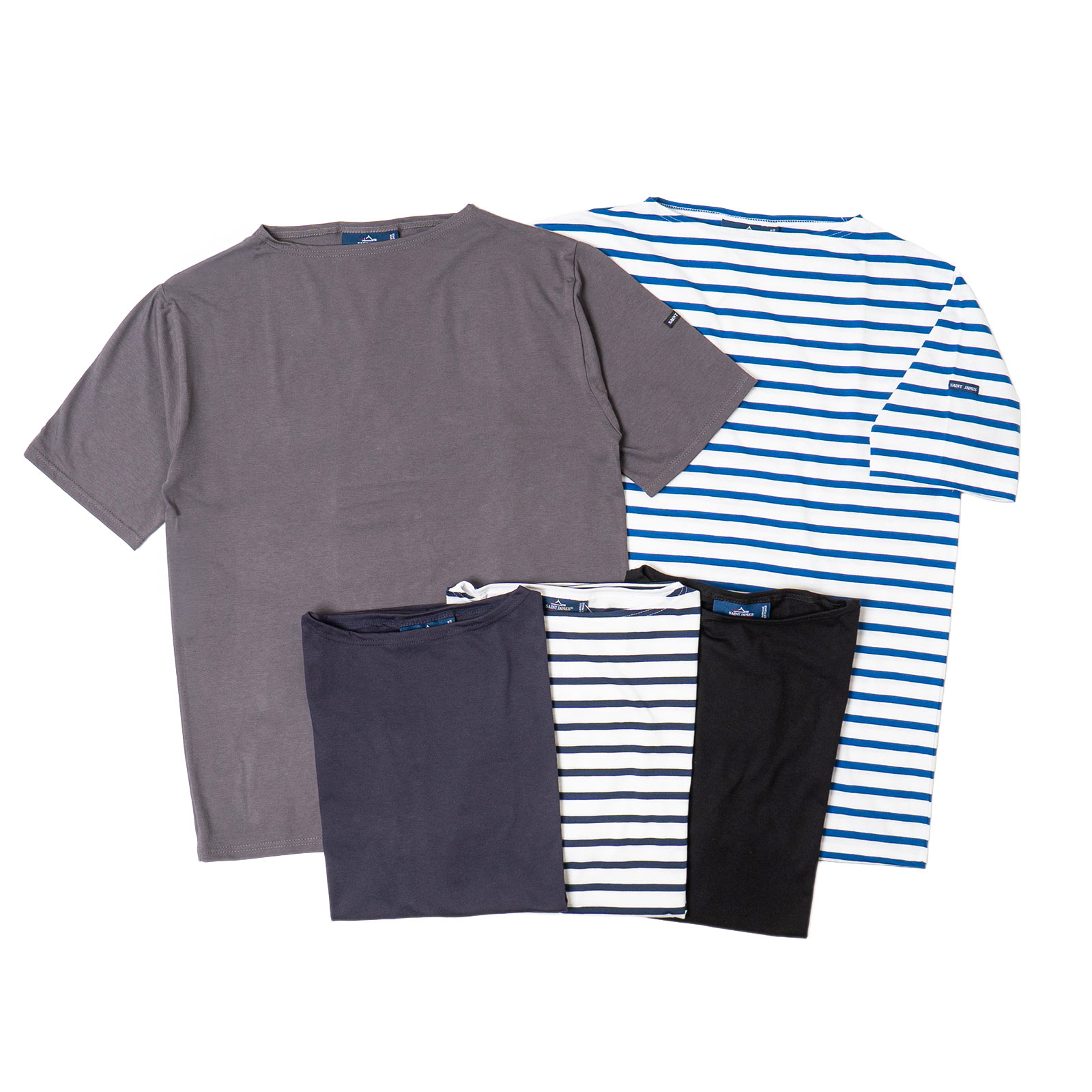 SAINT JAMES（セントジェームス） 半袖 Tシャツ ボートネック