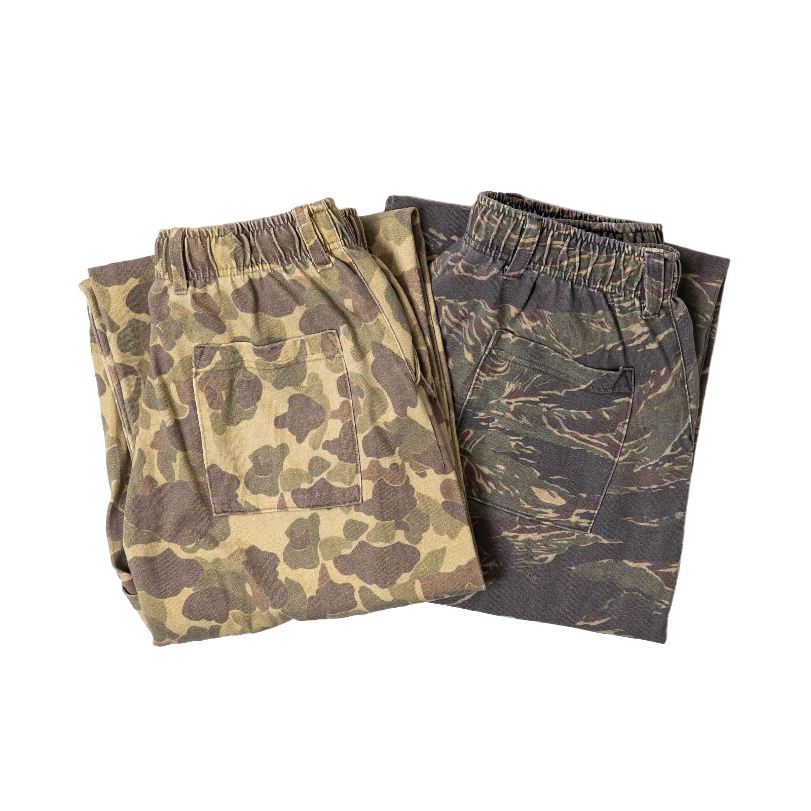 シービーズ SEABEES カモフラ天竺パンツ ｜ メンズ M L コットン