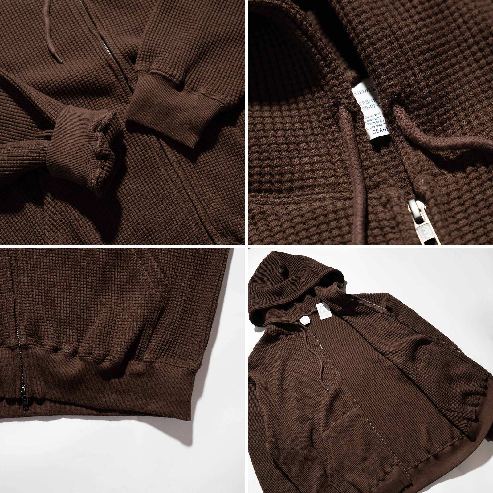 シービーズ SEABEES ヘビーウェイトサーマルフルジップフーディ