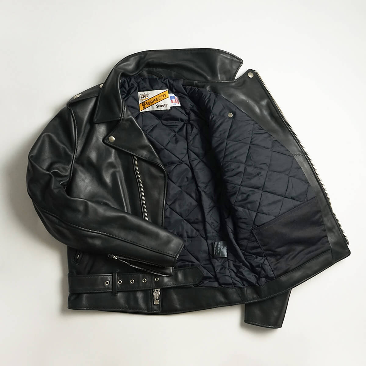 ショット SCHOTT 613 ダブルライダース ブラック MADE IN USA ...