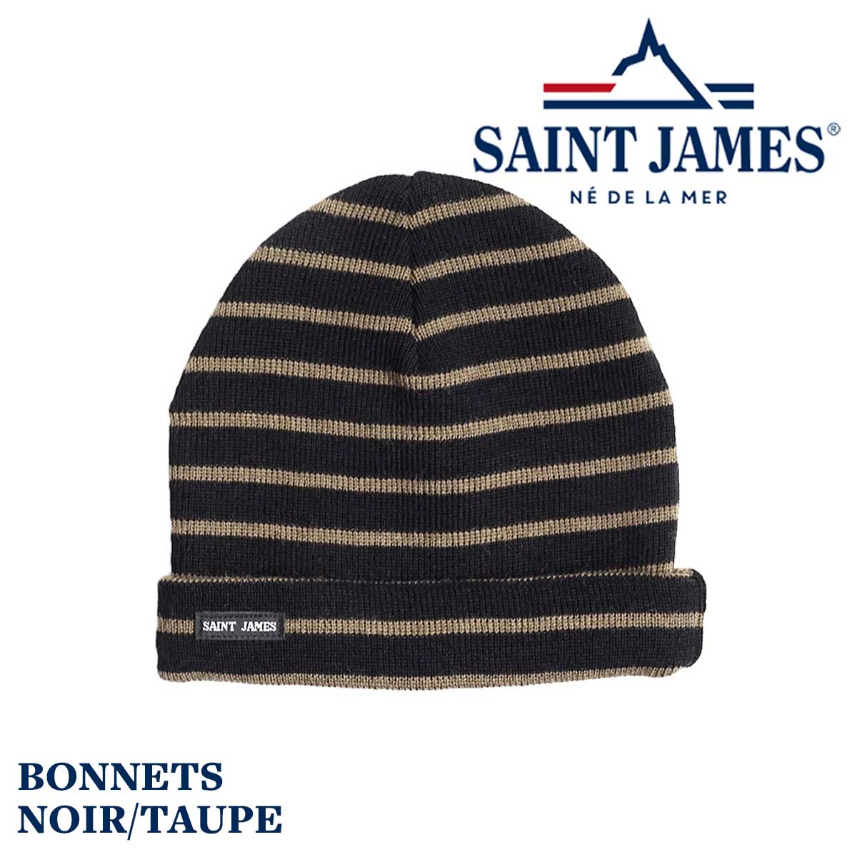 セントジェームス SAINT JAMES ニットキャップ ボネッツメンズ レディース BONNETS フリーサイズ ビーニー ワッチ ニット帽 帽子 ボーダー 無地 フランス製｜jalana｜04