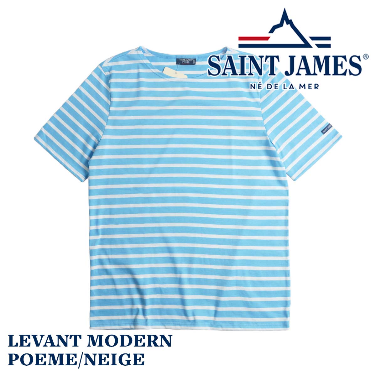 セントジェームス SAINT JAMES レバント モダン 半袖 クルーネック Tシャツ BIGSIZE 大きいサイズ