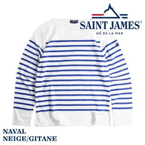 セントジェームス SAINT JAMES バスクシャツ ナバル NAVAL ナヴァル 肩抜きボーダー...