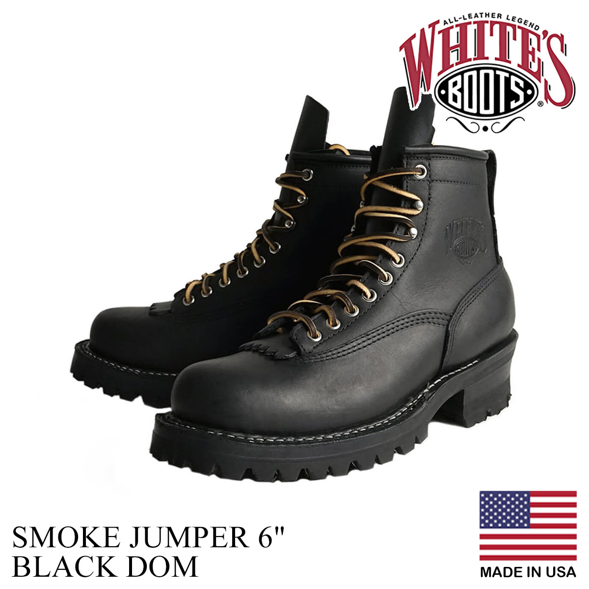 ホワイツブーツ WHITE’S BOOTS スモークジャンパー 6&quot; ホワイツ アメリカ製 米国製 ...