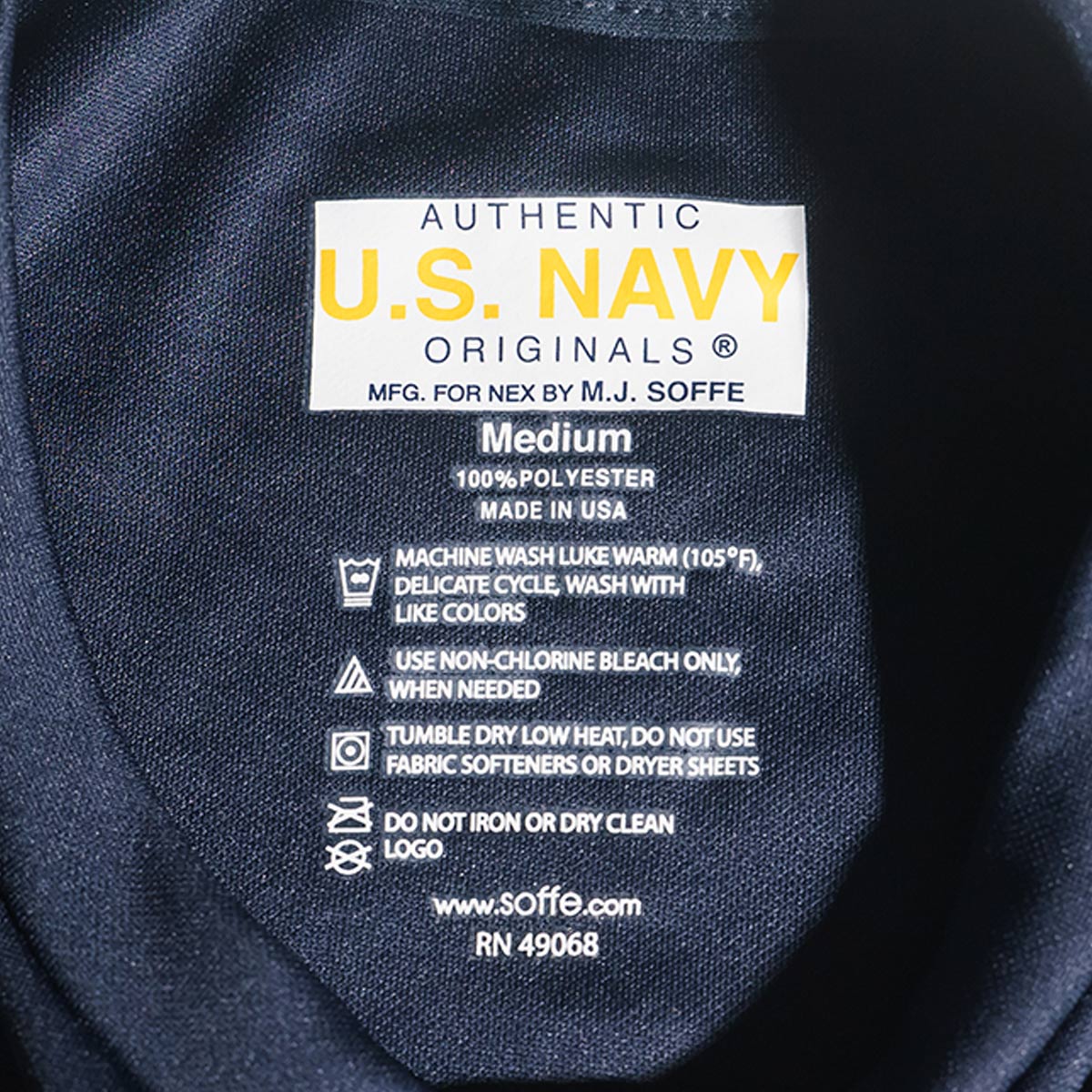 ソフィ SOFFE 米海軍 NAVY 公式 PT 半袖 Tシャツ 1575NX ｜ メンズ S