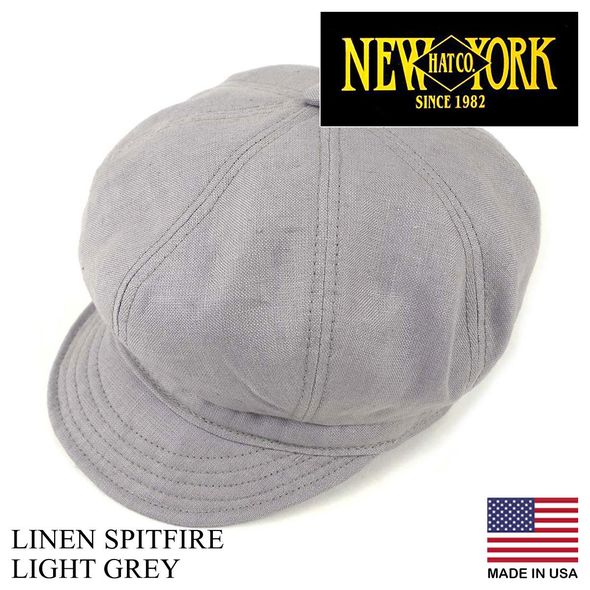ニューヨークハット NEWYORK HAT キャスケット リネン スピットファイア アメリカ製 米国製 LINEN SPITFIRE｜jalana｜04