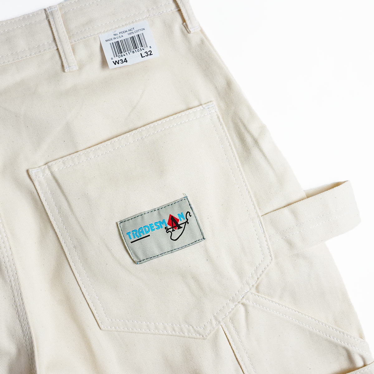TRADESMAN（トレーズマン） ダブルニーペインターパンツ ナチュラル