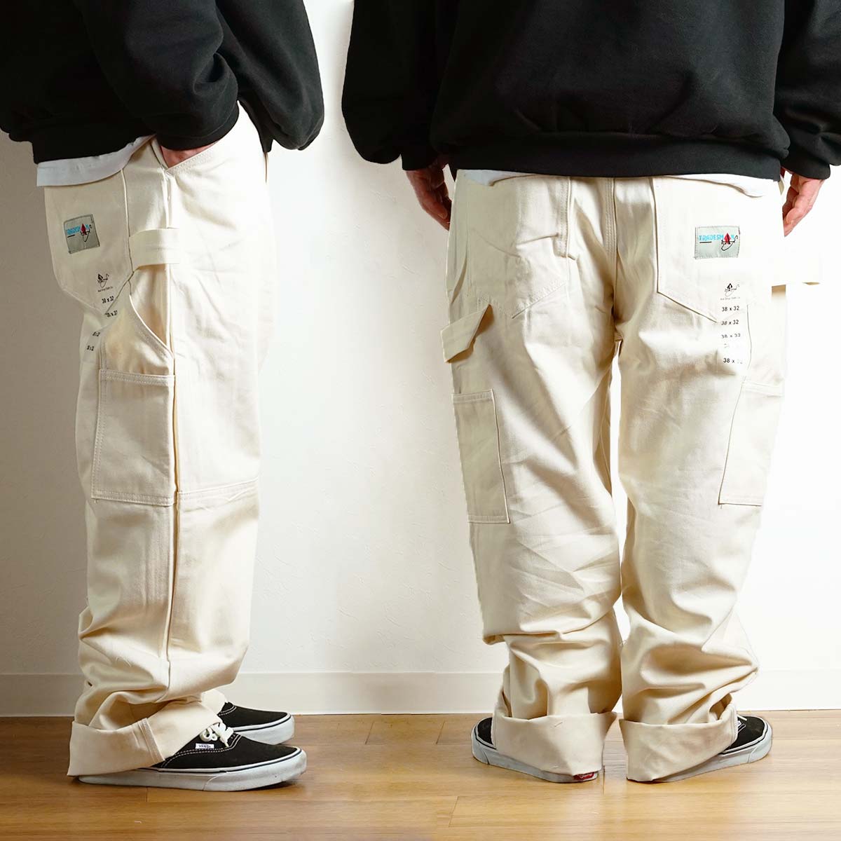 TRADESMAN（トレーズマン） ダブルニーペインターパンツ ナチュラル
