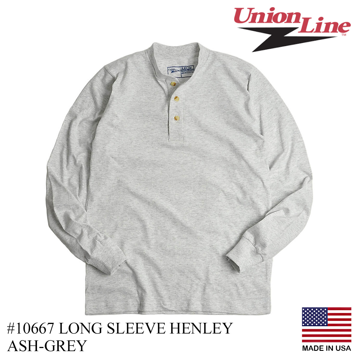 【超希少ビッグサイズ！新品未使用】The Unionユニオン　白 長袖シャツ UNION/ユニオン】UBC LONG SLEEVE ロングスリーブTシャツ 袖ロゴ
