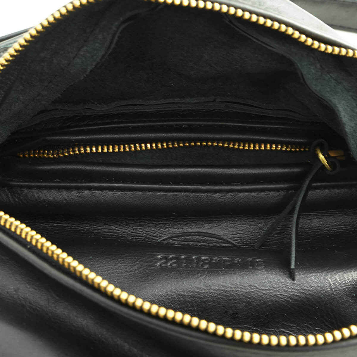 VANSON（バンソン） レザー ポーチ ラージ ファニーパック ブラック