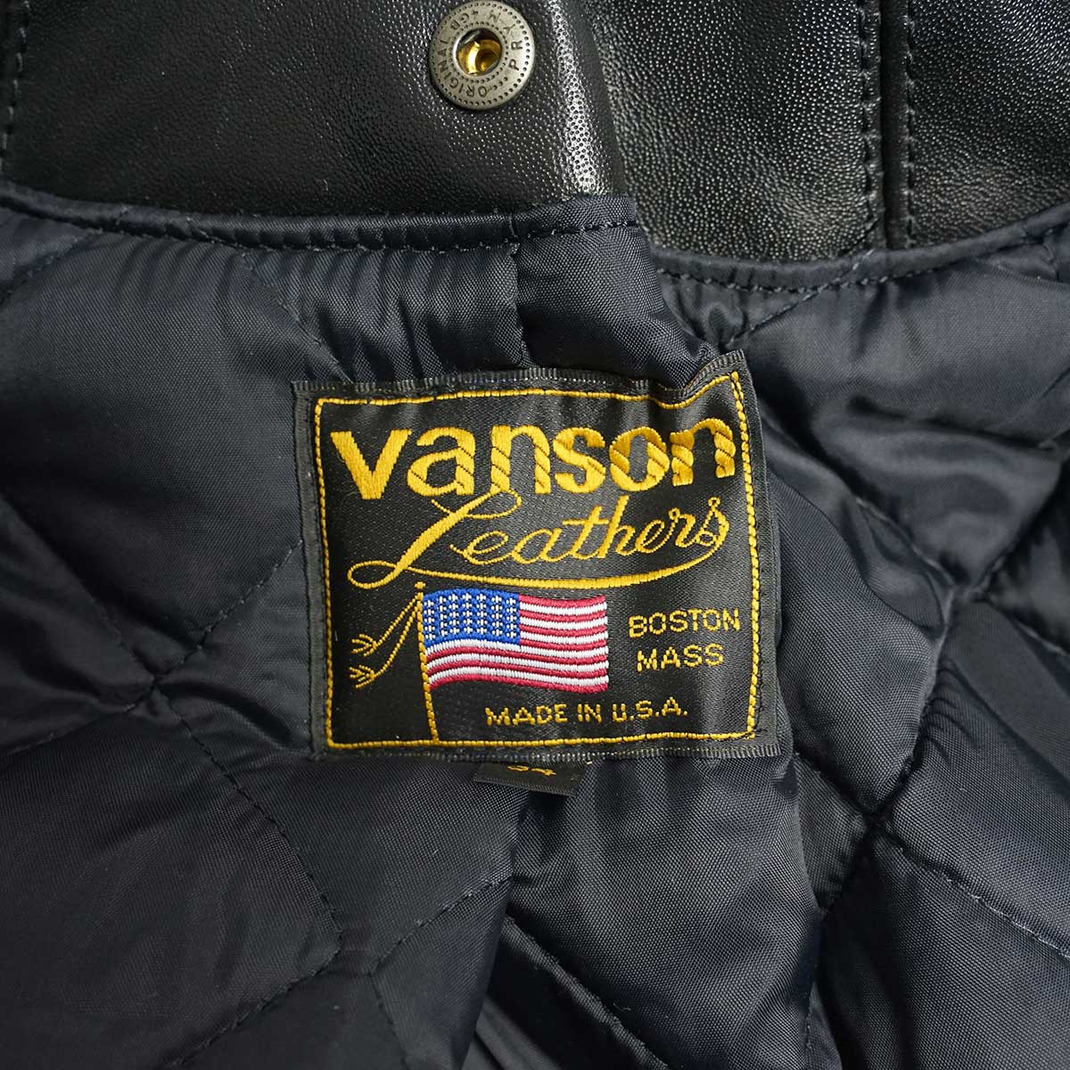 バンソン VANSON C2 ダブル ライダース ブラック アメリカ製 米国製 レザージャケット 革ジャン｜jalana｜12