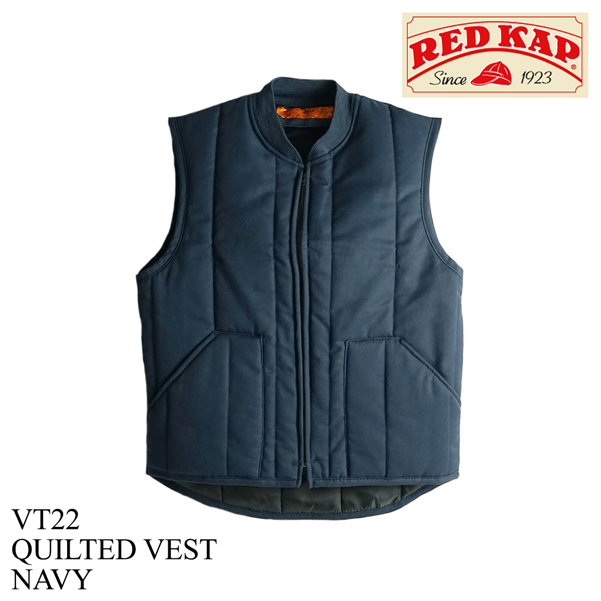 レッドキャップ REDKAP #VT22 キルテッドベスト QUILTED VEST ワークベスト キルトベスト インナーベスト