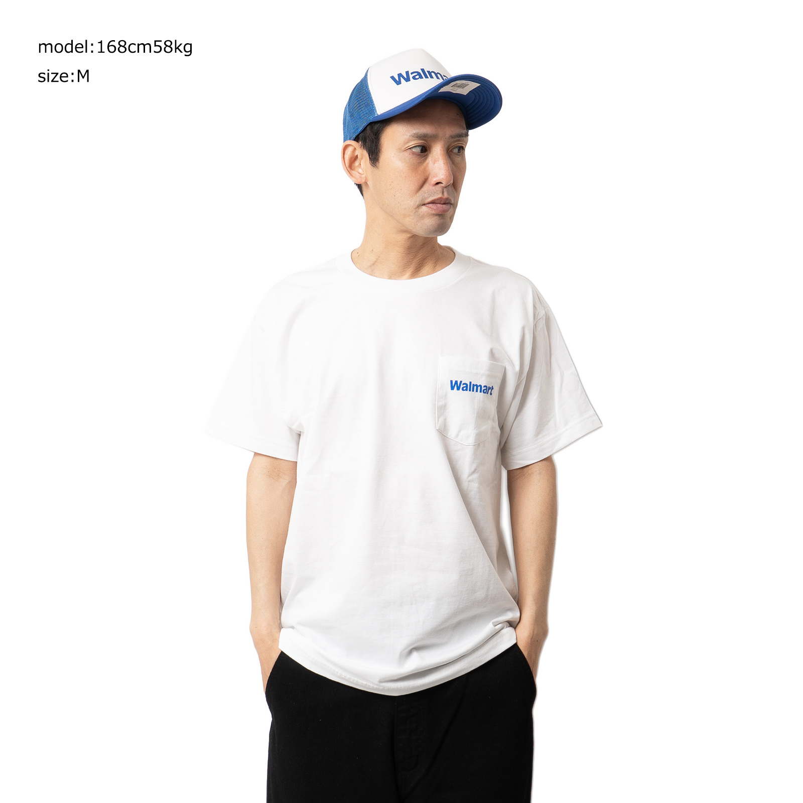 ウォルマート Walmart ポケットTシャツ ホワイト ｜ メンズ S M L XL