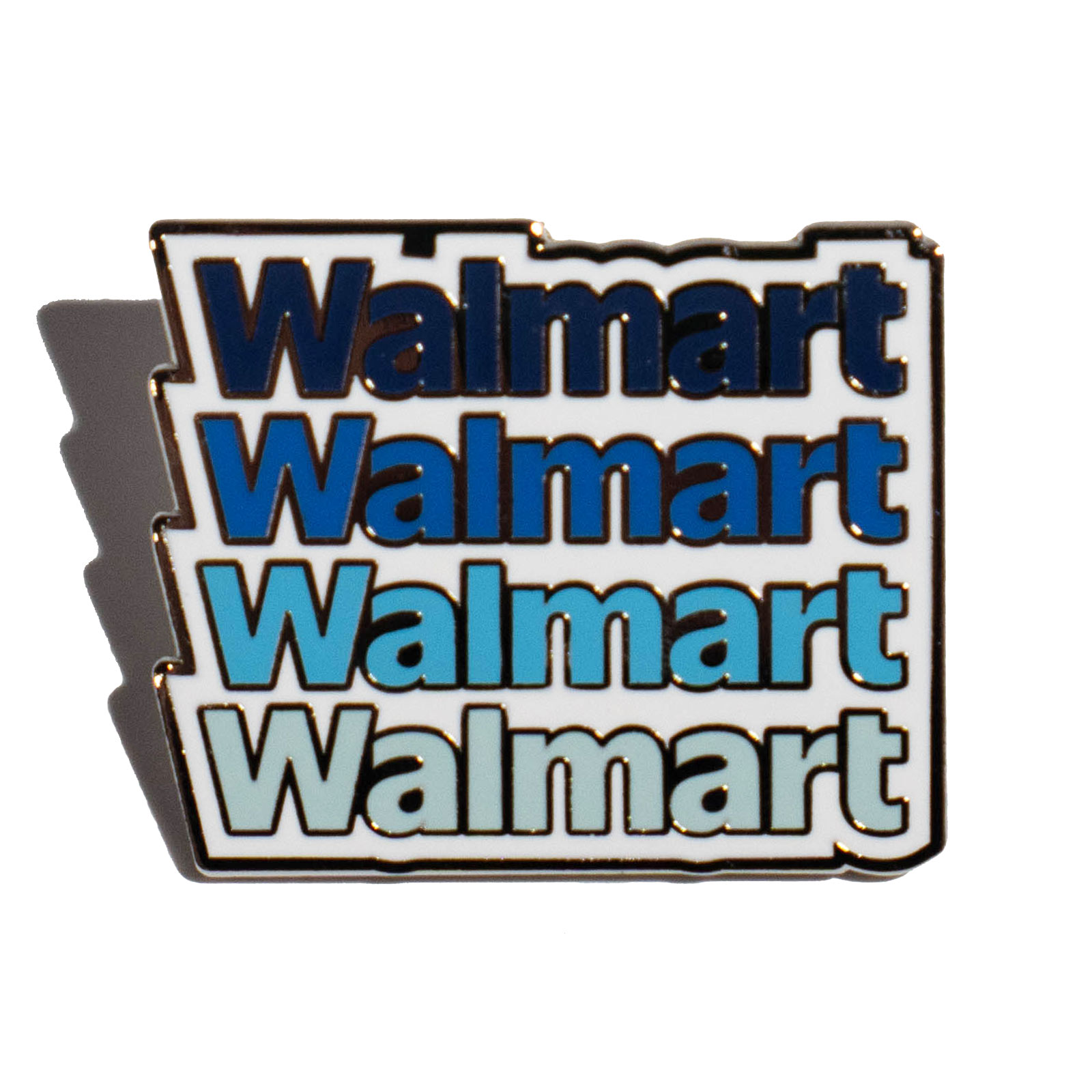 ウォルマート Walmart ウォルマートウォーターフォールロゴピンバッジ