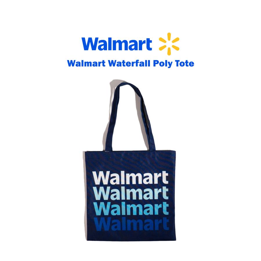 Yahoo! Yahoo!ショッピング(ヤフー ショッピング)ウォルマート Walmart ウォーターフォールロゴポリトート ｜ エコバッグ 折りたたみ トートバッグ アメリカ雑貨 買い付け商品