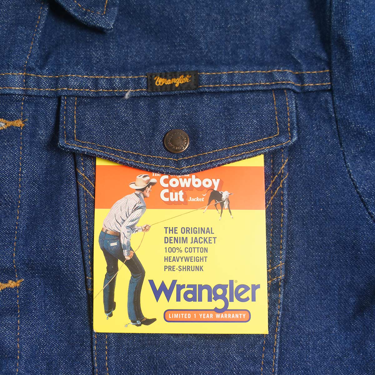 Wrangler メンズGジャン、デニムジャケット（サイズ（S/M/L）：LL（XL