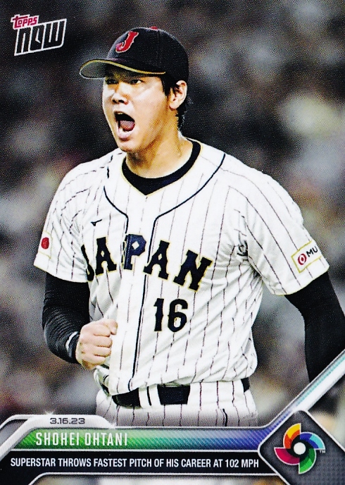 72【TEAM JAPAN(優勝シーン・大谷翔平)/野球日本代表・侍ジャパン