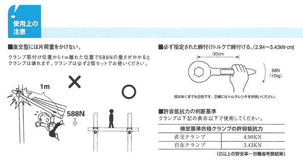 48.6Φ 専用 クランプ 自在タイプ 30個 仮設工業会認定品 φ48.6単管