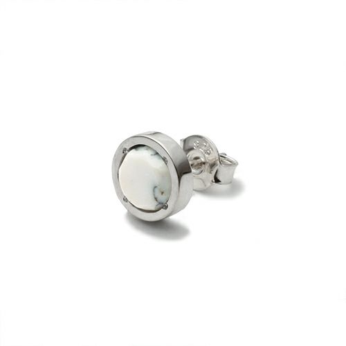 JAM HOME MADE ジャムホームメイド ハウライトピアス -SILVER- メンズ シルバー 925 HOWLITE 片耳 シンプル 人気 おすすめ ブランド プレゼント 誕生日 ギフト