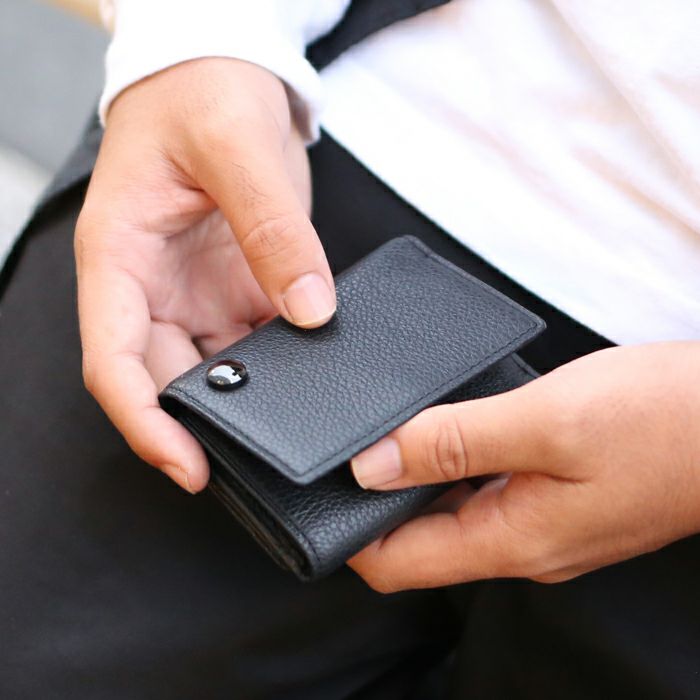 ※美品　JAM HOME MADE REIWA WALLET ミニウォレット JNS999B)牛革 レザー REIWA コンパクト ミニ ウォレット