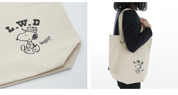 L W D Wsp Zip Tote Bag ワークソン ピーナッツ ジップトートバッグ Rtg073 Jammy Store 通販 Yahoo ショッピング