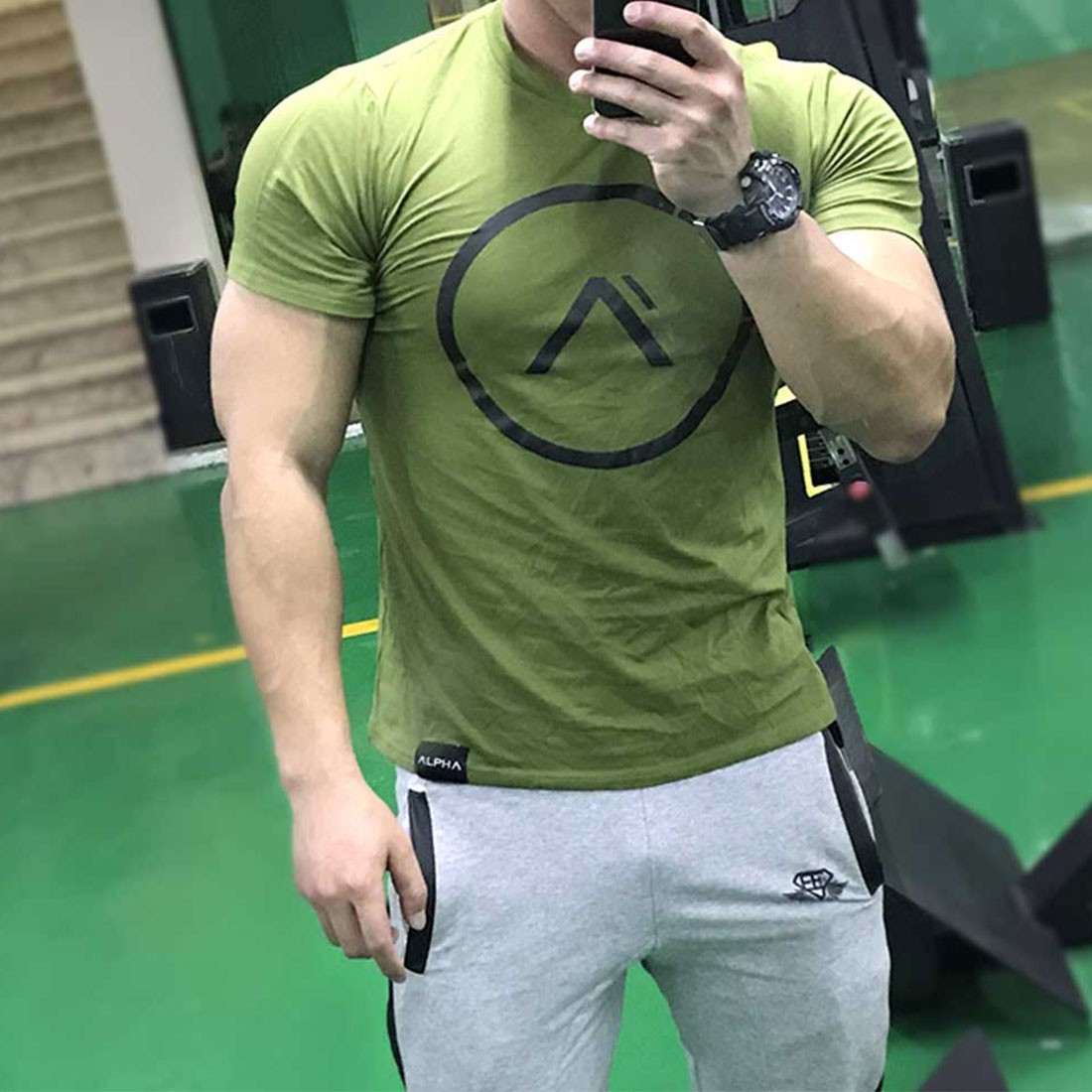 Tシャツ トレーニングウェア メンズ 筋力トレーニング ストレッチ