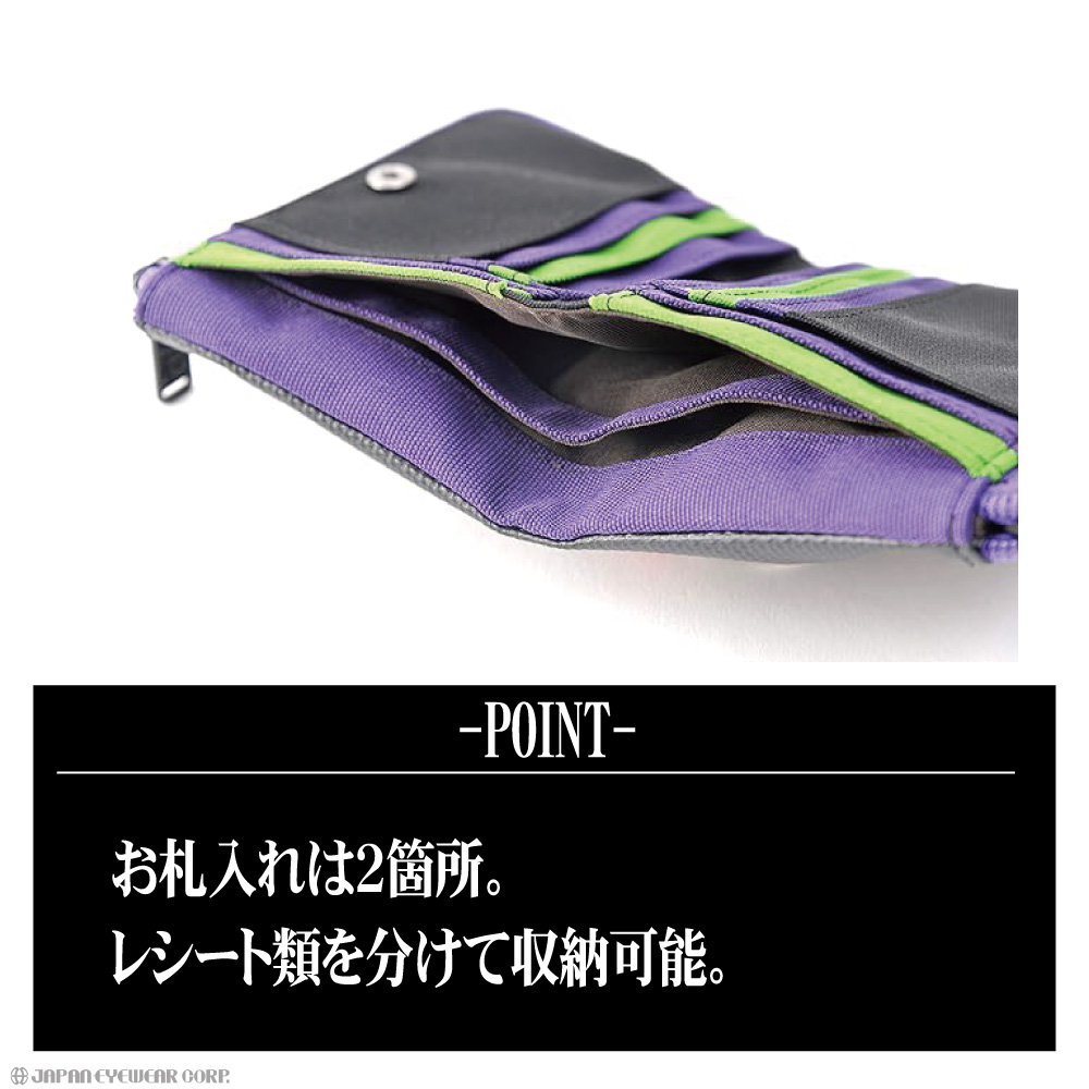 DEVICE（デバイス） 財布 二つ折り エヴァンゲリオン DEVICE×A.T.FIELD
