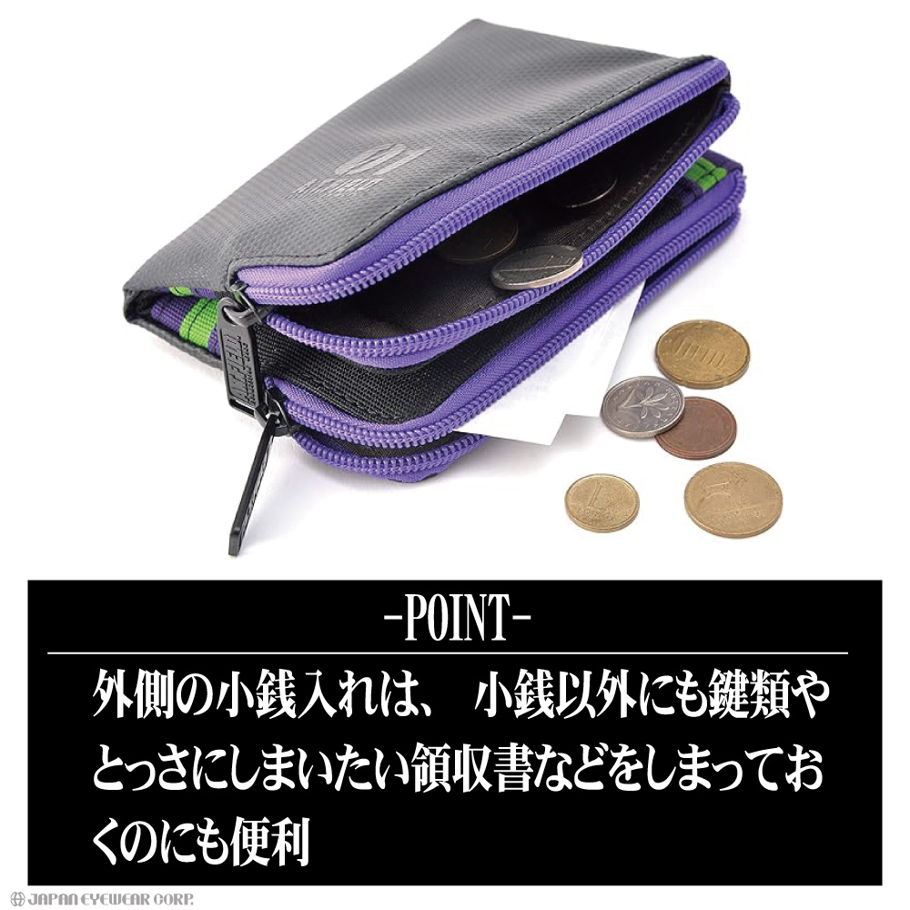 DEVICE 財布 二つ折り エヴァンゲリオン DEVICE×A.T.FIELD