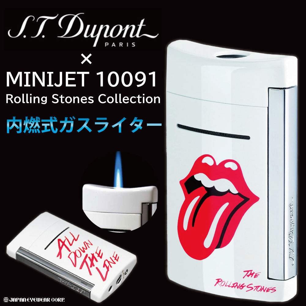 ライター ガス デュポン ミニジェット S.T.DUPONT (デュポン) ザ・ローリング・ストーンズ コラボライター エスティーデュポン 喫煙具  The Rolling Stones