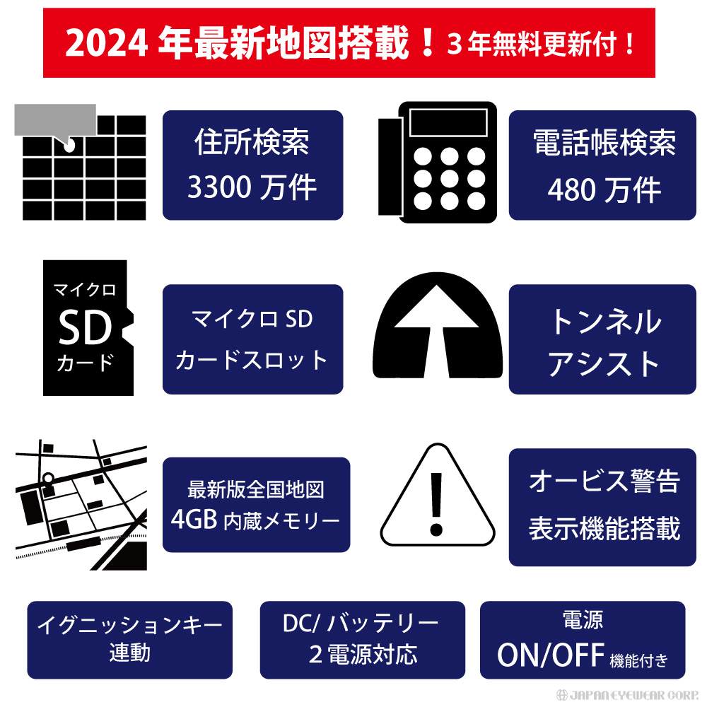 カーナビ 2024年 ポータブルナビ ドラレコ 7インチワンセグ