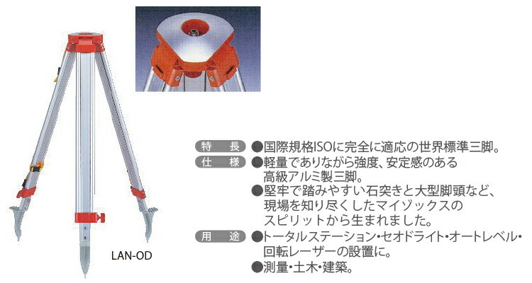 myzox（マイゾックス） ランドレッグ（三脚） LAN2-OD JAN