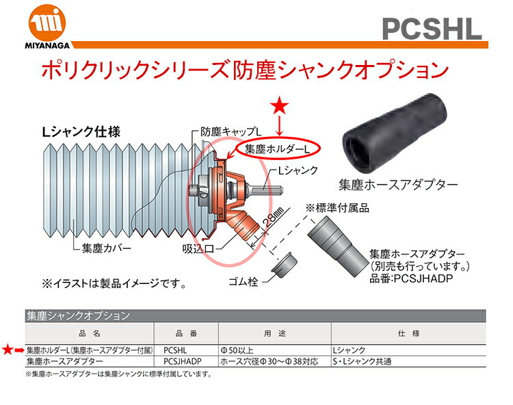 数量限定 ミヤナガ ポリクリック シュウジン ホルダーL PCSHL :4957462132373:プロ工具のJapan-Tool - 通販 -  Yahoo!ショッピング