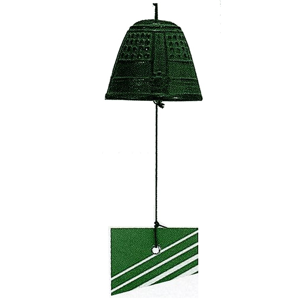 ドンちゃん 納涼風鈴 南部鉄器の風鈴 風鈴 ふうりん 釣鐘 つりがね 小 : 日本のおみやげ専門