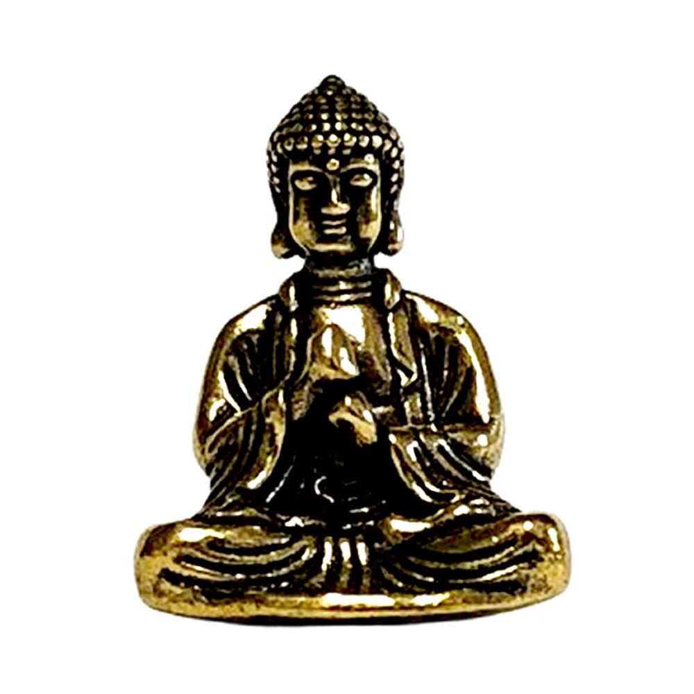 ミニ仏像 お釈迦様 手のひらサイズ 2.9cm 真鍮 仏像 インテリア 黄銅