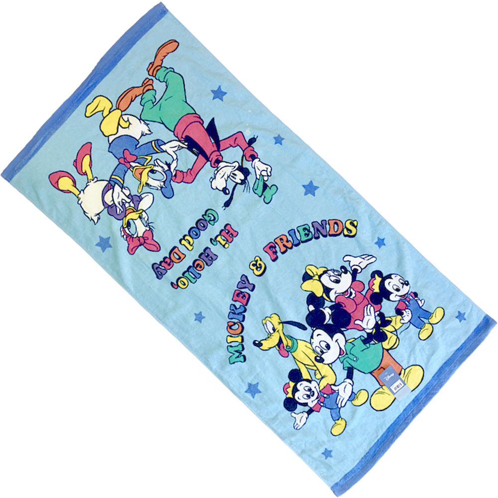 ミッキーとフレンズ タオル ミッキー バスタオル ミッキー＆フレンズ ポジティブリー60x120cm 綿