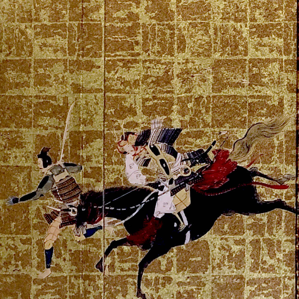 名画屏風「源平屋島の合戦図」六曲一双屏風 : 日本のおみやげ専門店