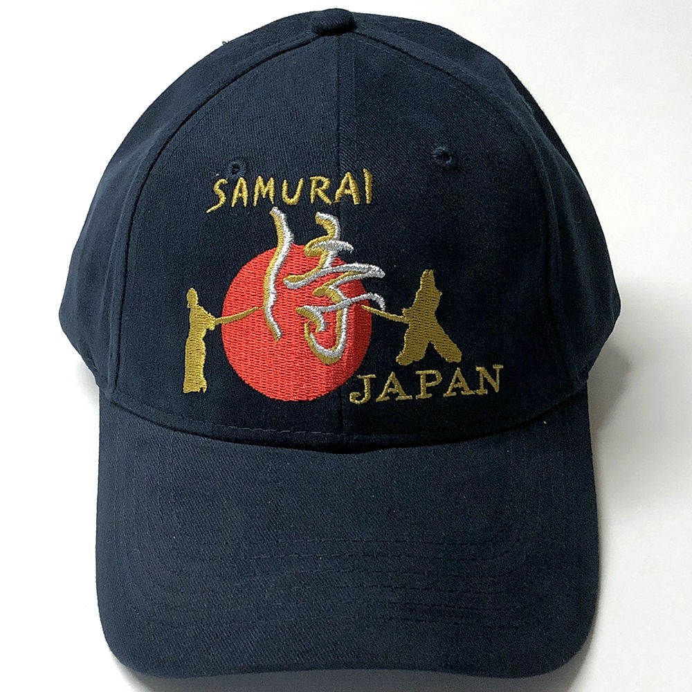 侍 JAPAN キャップ 紺 帽子 野球帽 サムライ ジャパン キャップ 