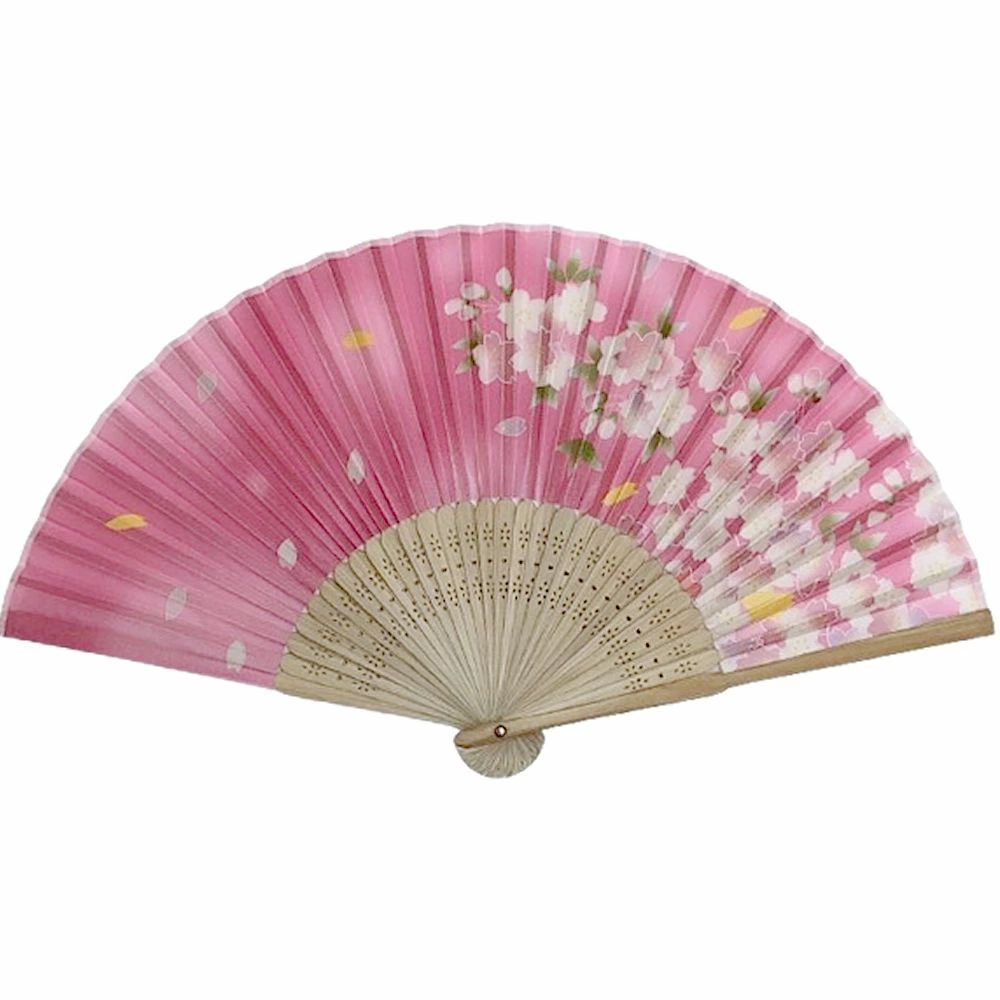 扇子　桜　ピンク 女性用 紙扇子 | 桜 ピンク - 扇子司 伊藤常