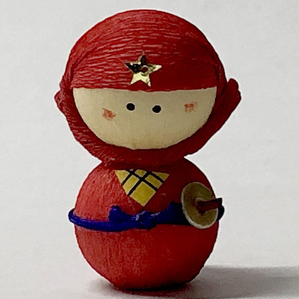 起き上がりこぼし人形 忍者