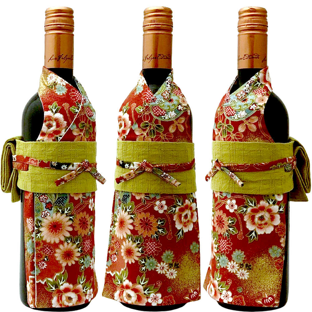 着物ボトルカバー 着物ボトルウェアみやび