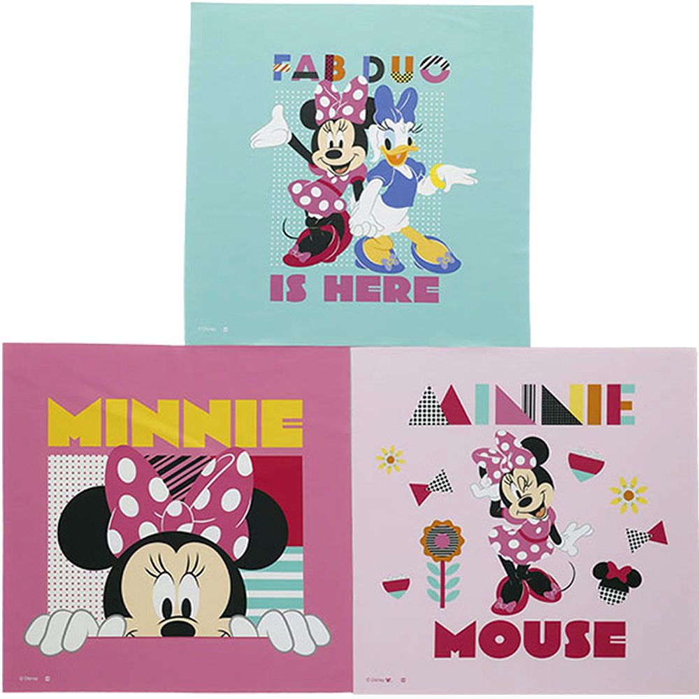 Disney（ディズニー） ランチーフ3枚セット ミニー 大判 ハンカチ
